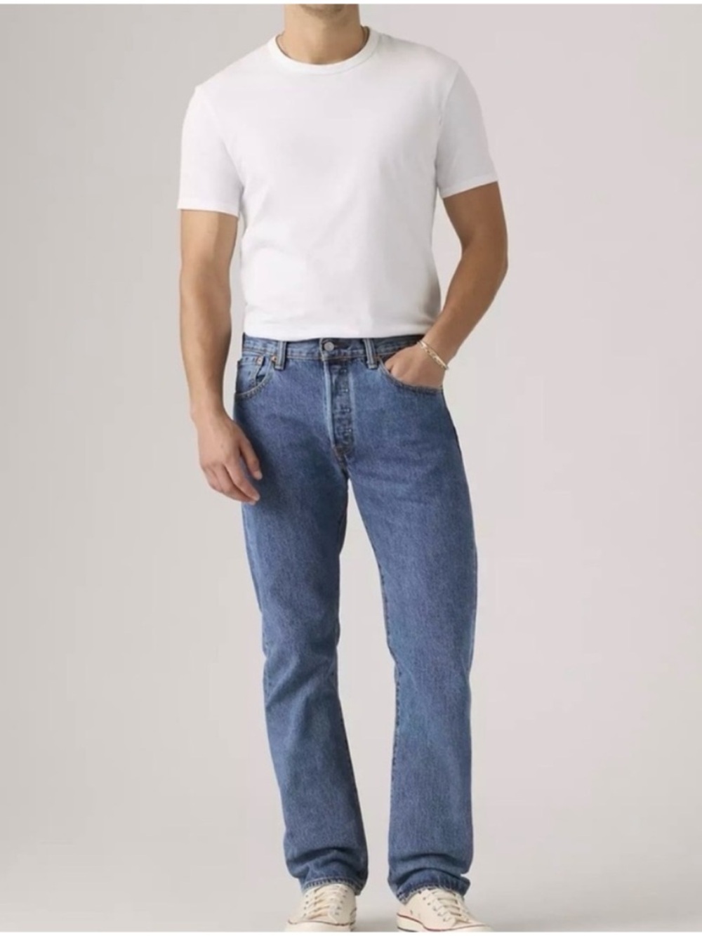 Levi’s 501 Original Fit Jeans 32x31 Medium Wash Men's L5155